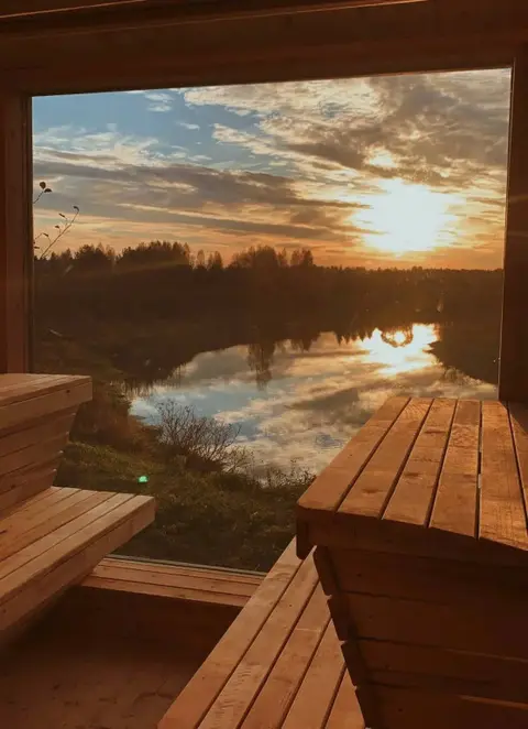 Дубна: Гостевой дом Woody Village Riverside