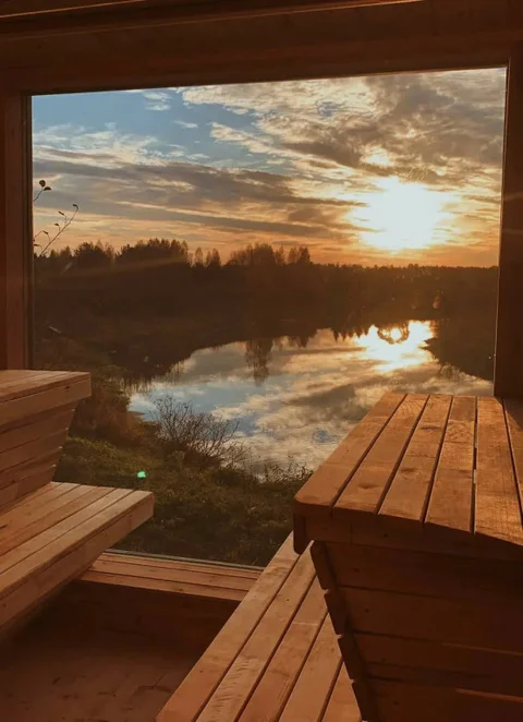 Дубна: Гостевой дом Woody Village Riverside