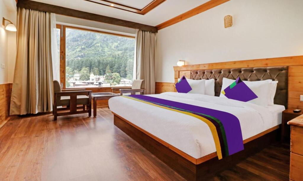 Манали: Treebo Premium Sattva With Mountain View