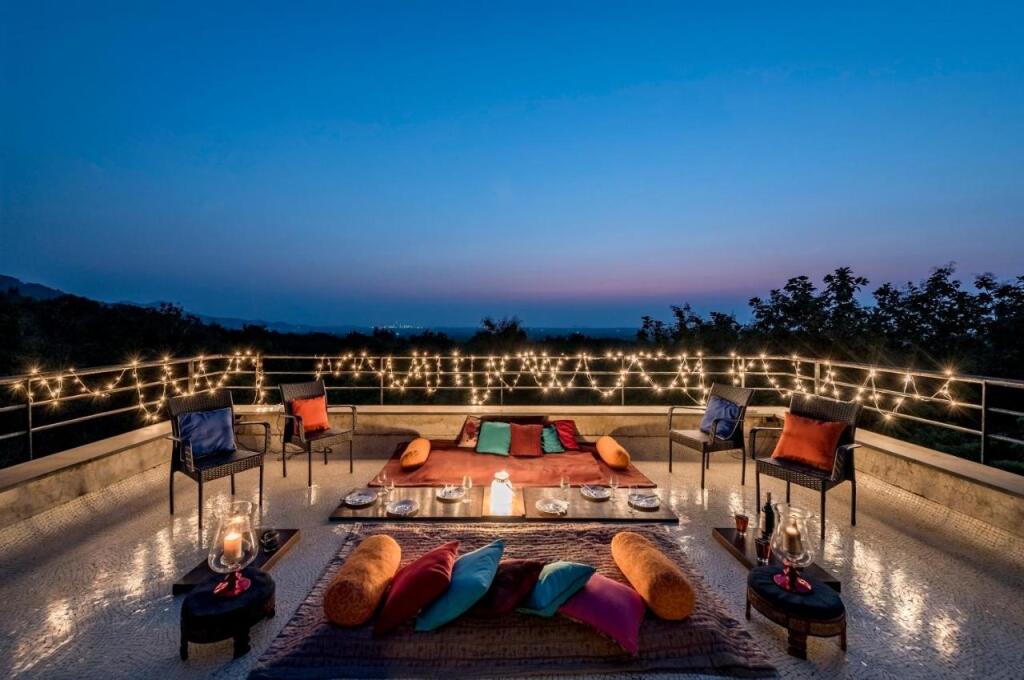 Пляж Мандва: SaffronStays Masaya