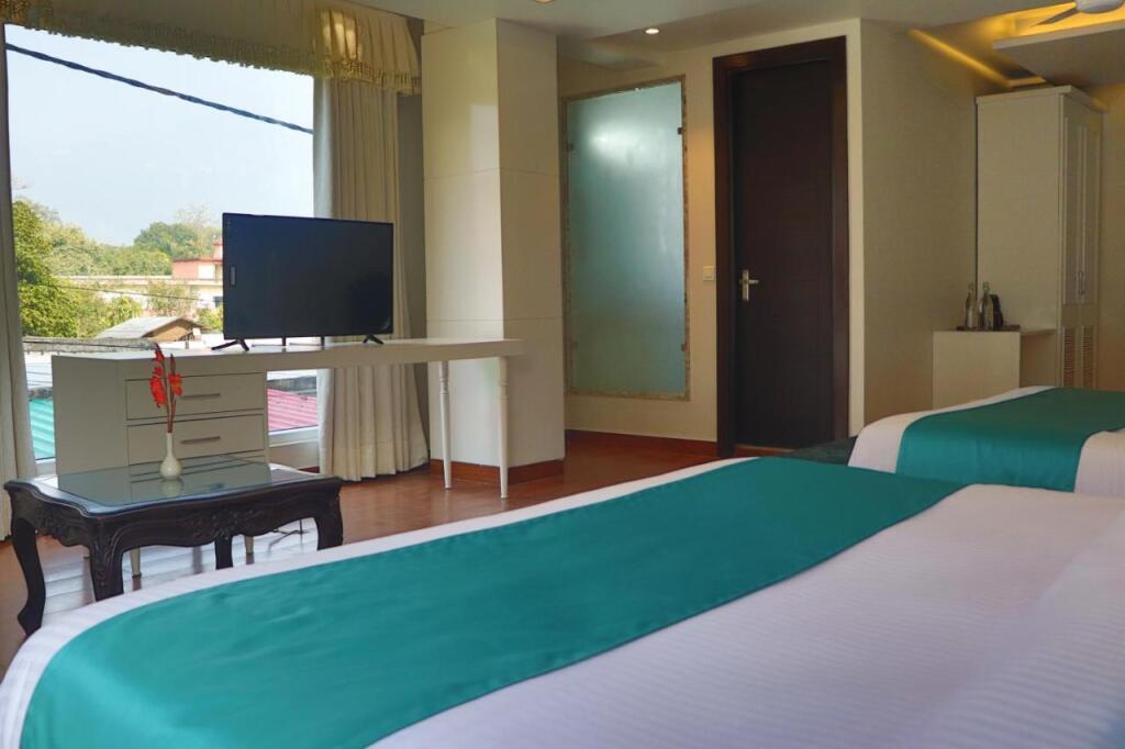 Ришикеш: Green Hotel - Behind Parmarth Niketan