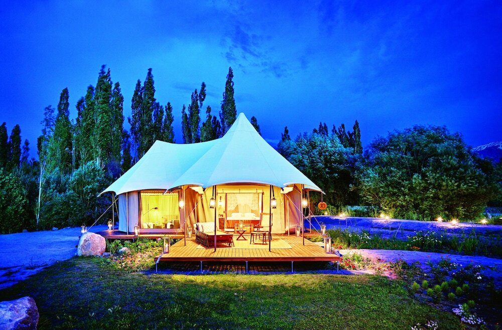 Лех: Chamba Camp Thiksey by TUTC