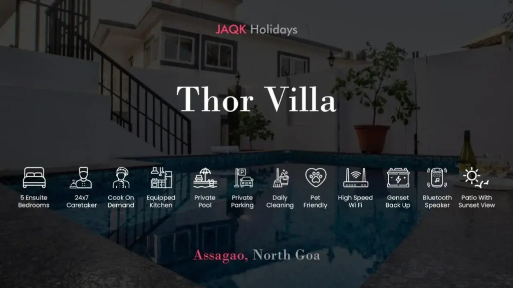 Мапуса: Thor Villa, 5BHK-Private Pool-Cook-Caretaker