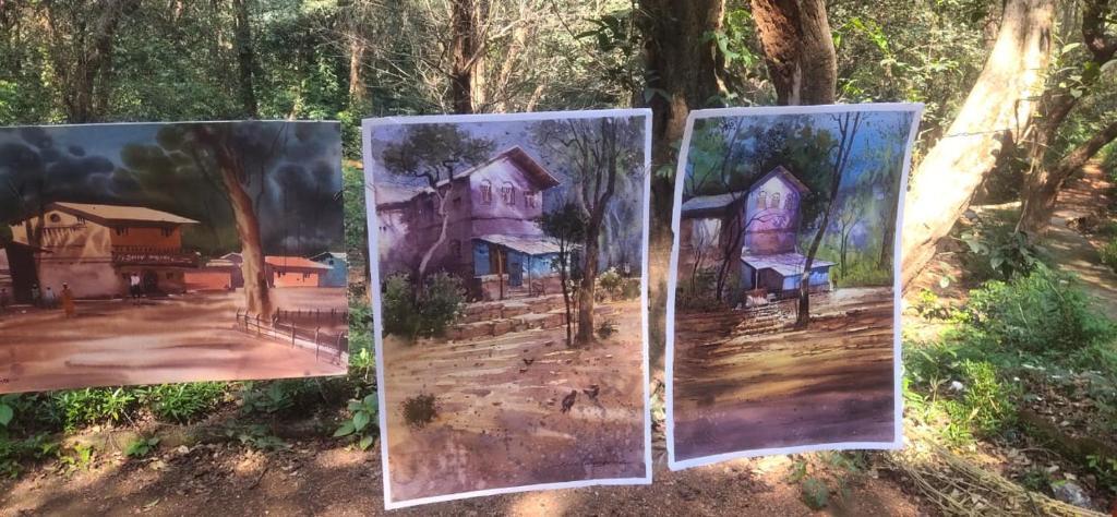 Матеран: Bungalow resort panorama matheran