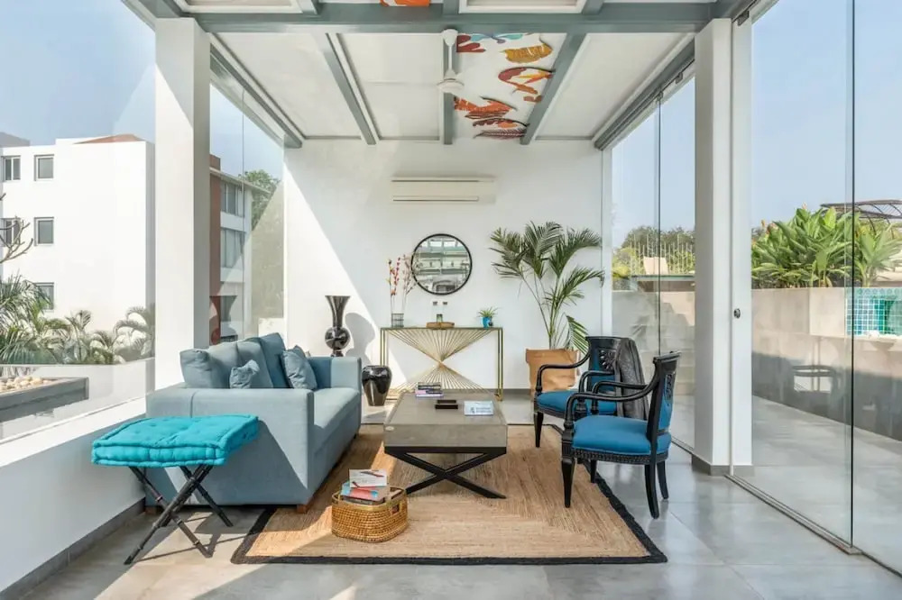 Нерул: El Arbol by Hireavilla-2br w Rooftop Pool in Nerul