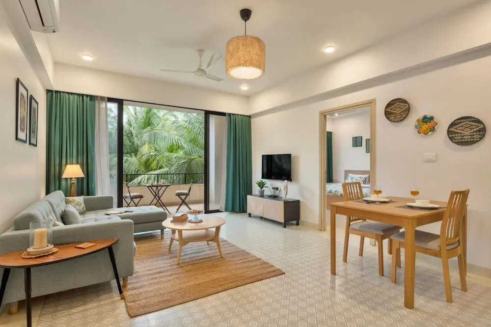 Кандолим: Sol Banyan by Hireavilla - 1BR w Pool in Candolim