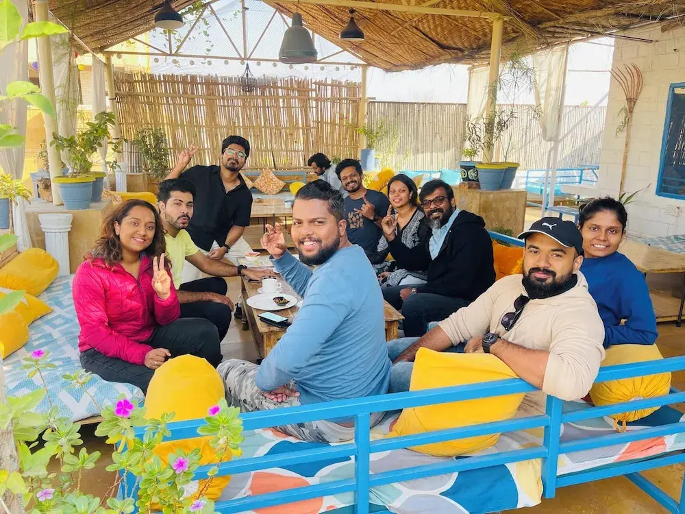 Джайсалмер: Jaisalmer Hostel Crowd