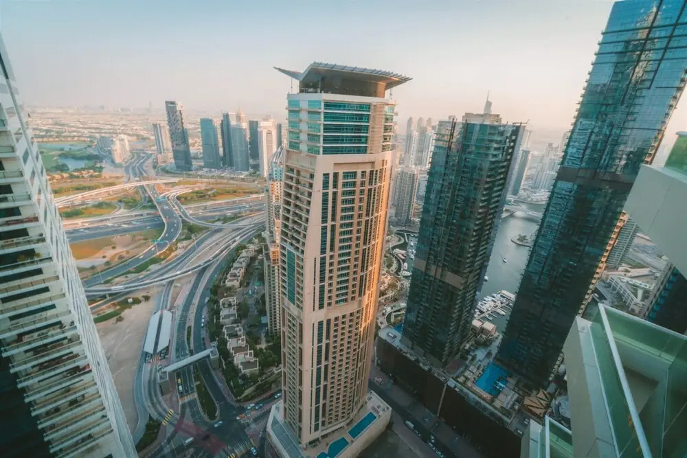 Дубай: A C Pearl Holiday Homes - Marina Stunning View on 55th Floor
