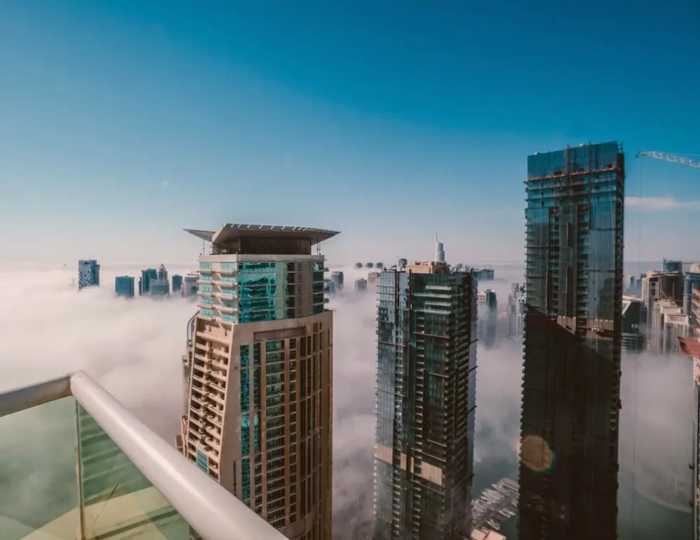 Дубай: A C Pearl Holiday Homes - Marina Stunning View on 55th Floor