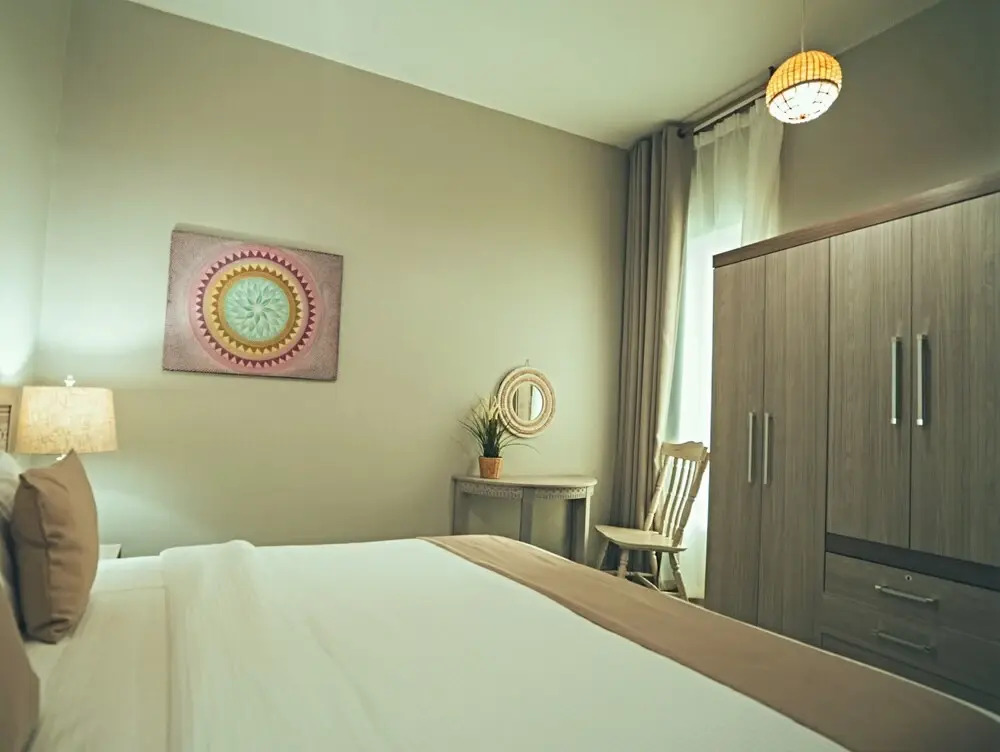 Дубай: A C Pearl Holiday Homes - Bohemian Style on 58th Floor