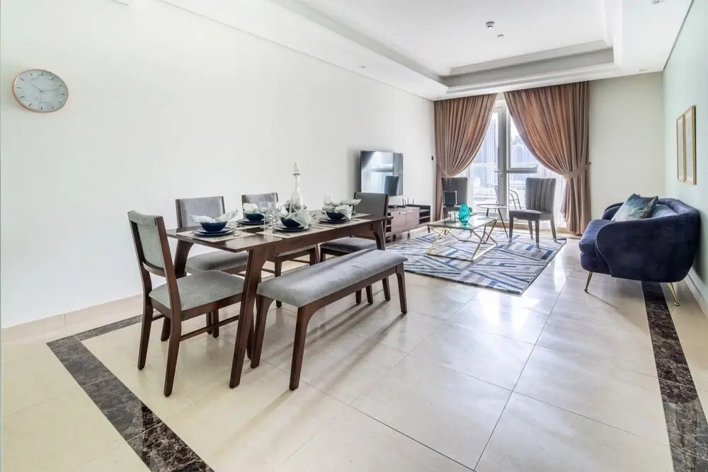 Дубай: High-end & Stylish 3BR Apartment in Downtown Dubai
