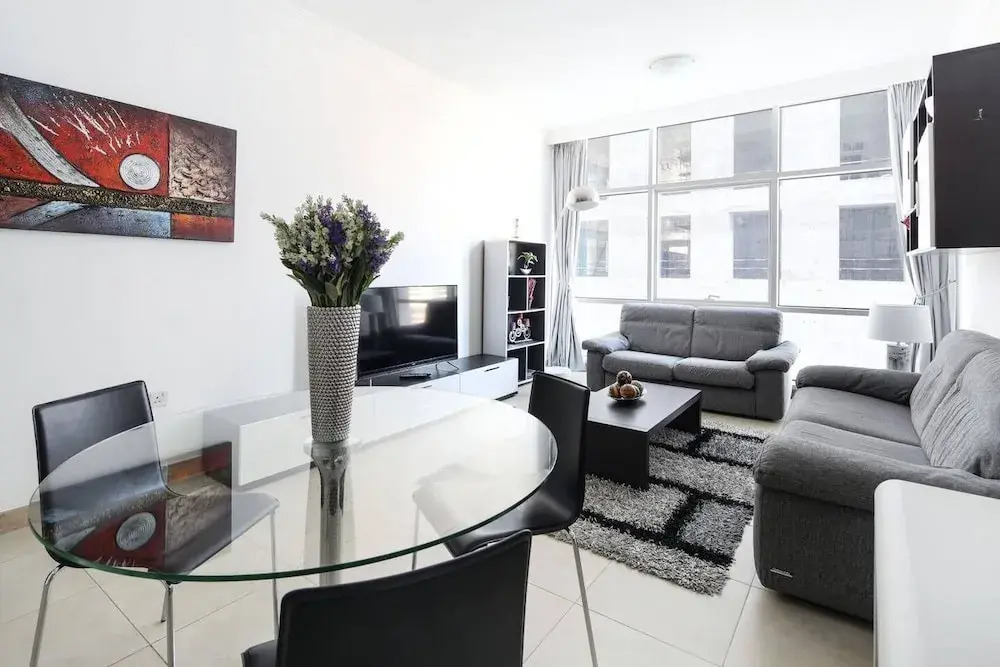Дубай: Stylish 1BR in Dubai Marina! Sleeps 3!