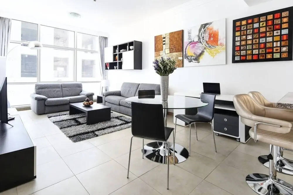 Дубай: Stylish 1BR in Dubai Marina! Sleeps 3!