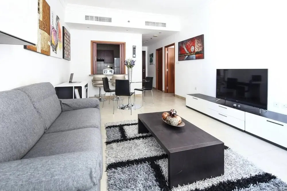 Дубай: Stylish 1BR in Dubai Marina! Sleeps 3!