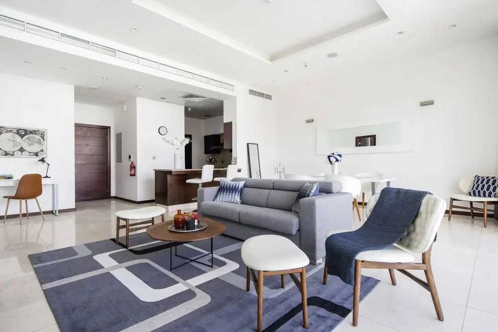 Дубай: Beachfront 1BR in Tiara - Gorgeous Sea Views!