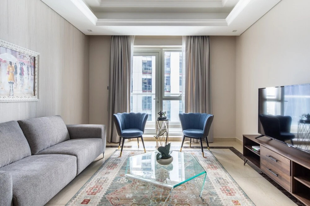 Дубай: Dazzling 1BR Apartment in Downtown Dubai