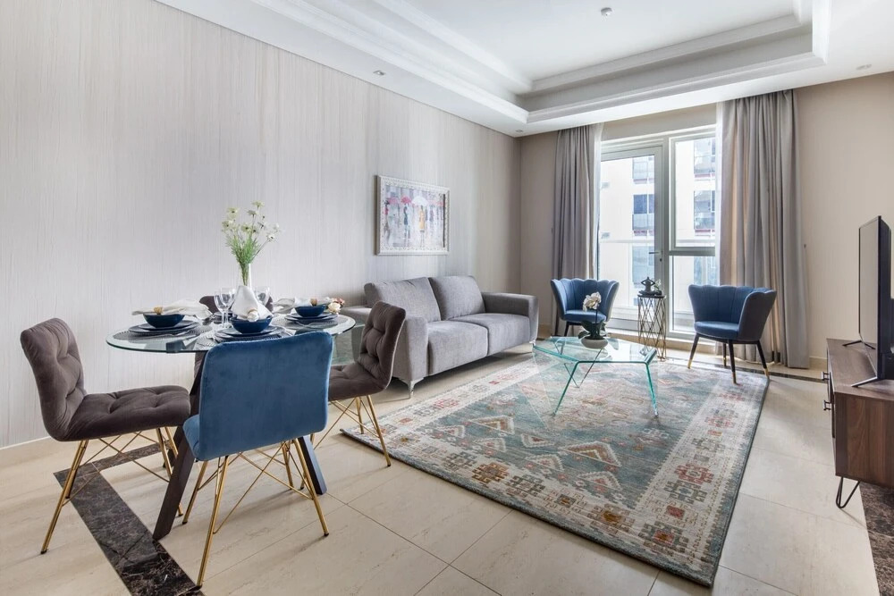 Дубай: Dazzling 1BR Apartment in Downtown Dubai