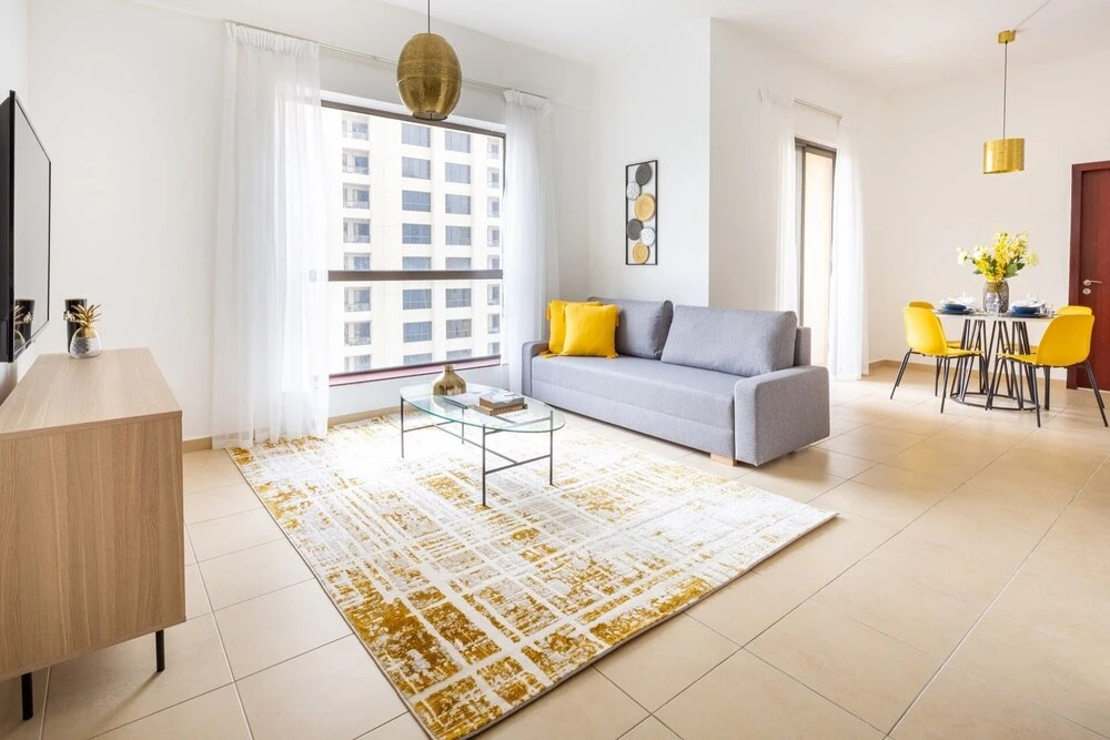 Дубай: Bright & Lively 1BR Apartment With Marina Views