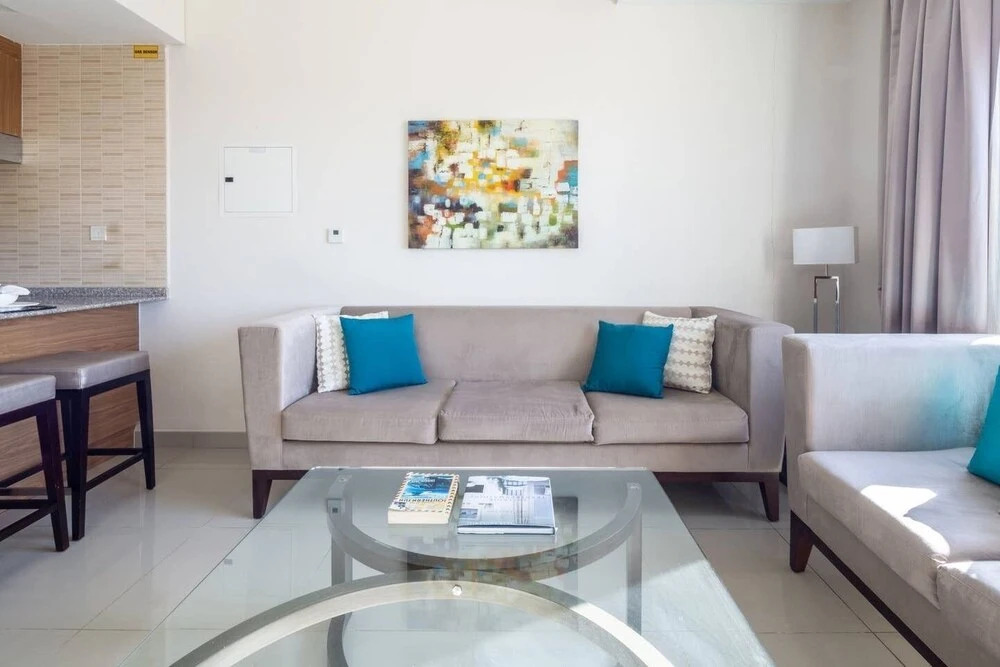Дубай: Bright & Cozy 2BR Near Jebel Ali and Expo 2020 Site