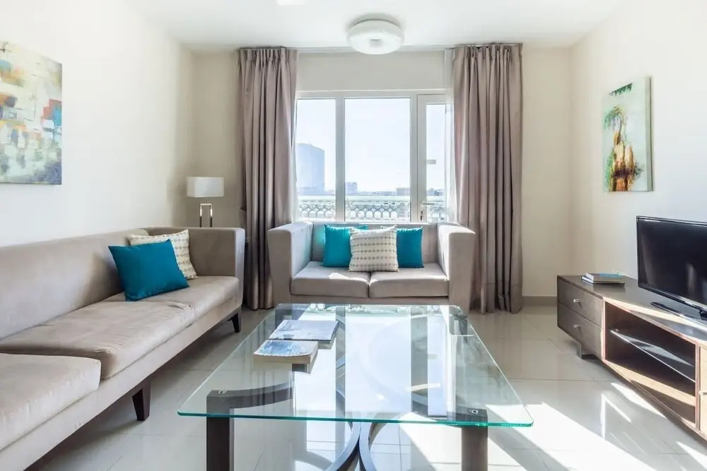 Дубай: Bright & Cozy 2BR Near Jebel Ali and Expo 2020 Site