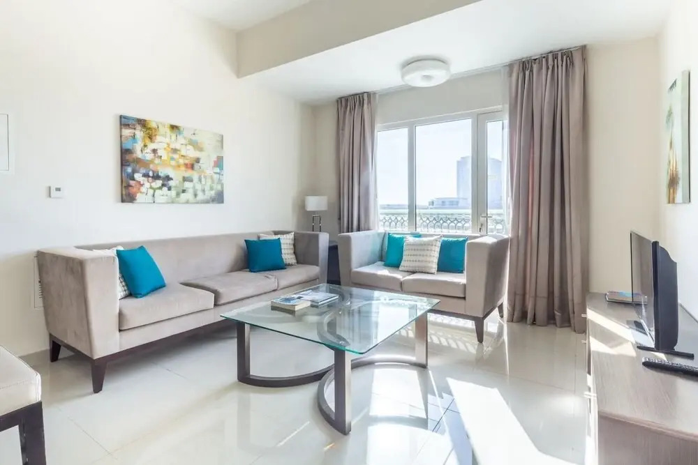 Дубай: Bright & Cozy 2BR Near Jebel Ali and Expo 2020 Site