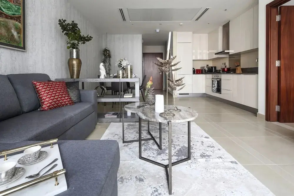 Дубай: Chic And Stylish 1BR With Grand Marina Views!