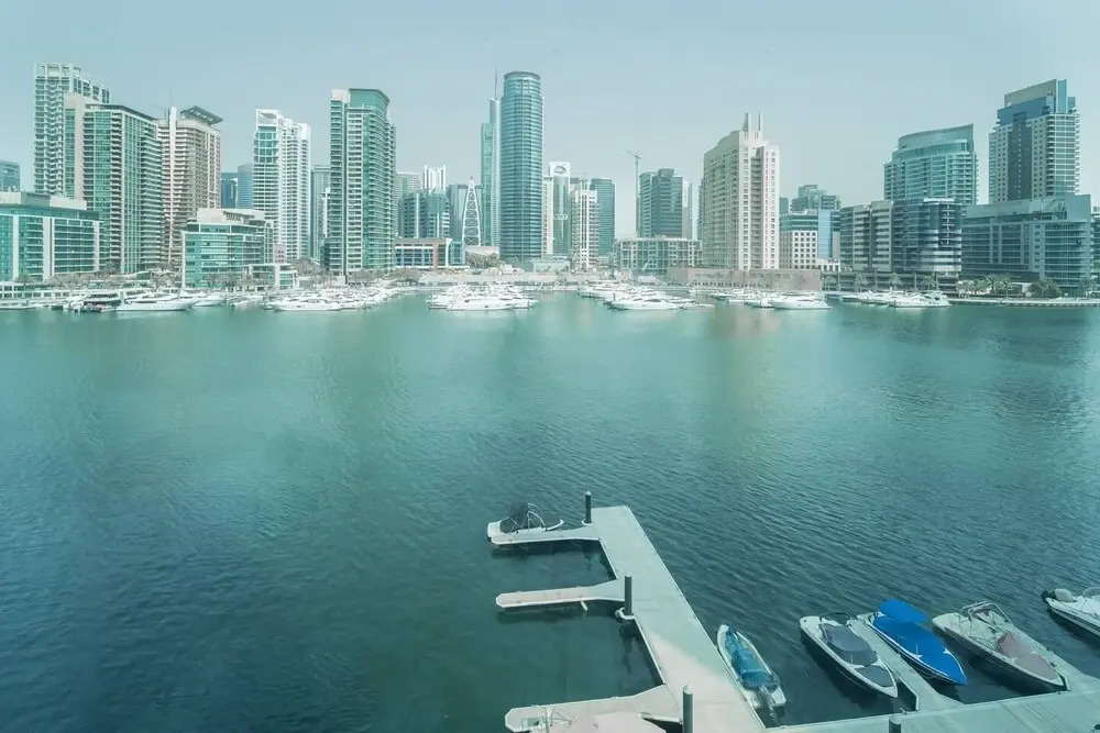 Дубай: Amazing + Bright 2BR w/ Full Marina Views!