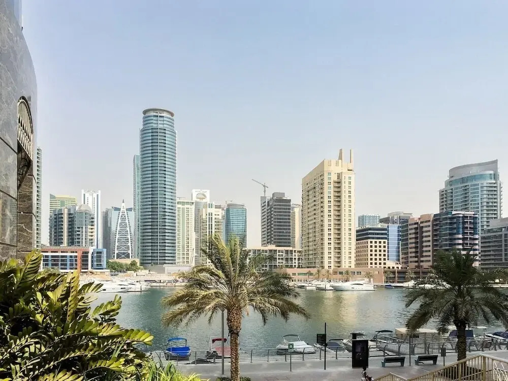 Дубай: Amazing + Bright 2BR w/ Full Marina Views!