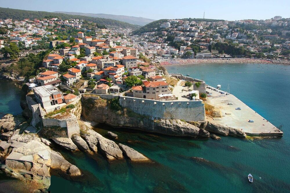 Ульцинь: Studio in Ulcinj, With Wonderful sea View, Furnished Balcony and Wifi - 100 m From the Beach
