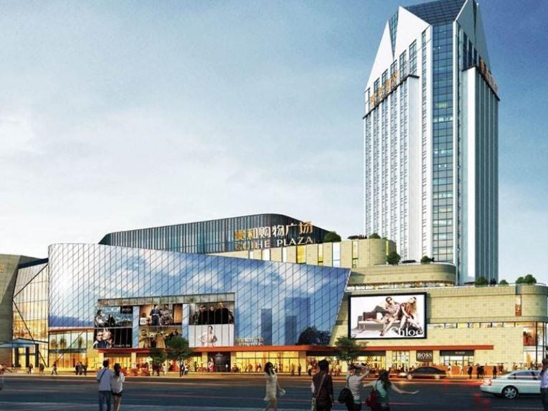 Цзинин: Greentree Inn Jining Jinyu Road Red Star Macalline