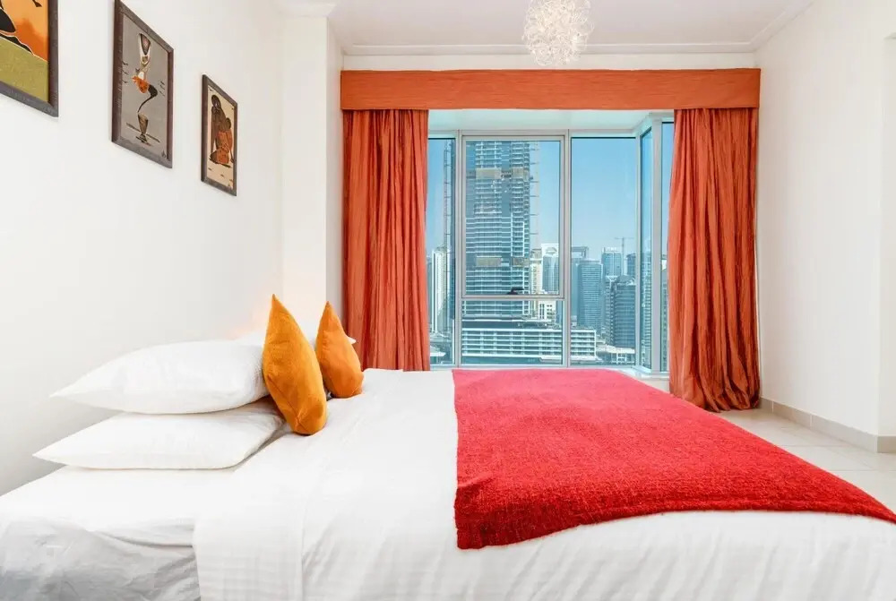 Дубай: Luxe 2BD Magnificent Marina View Beach 5minswalk, Dubai