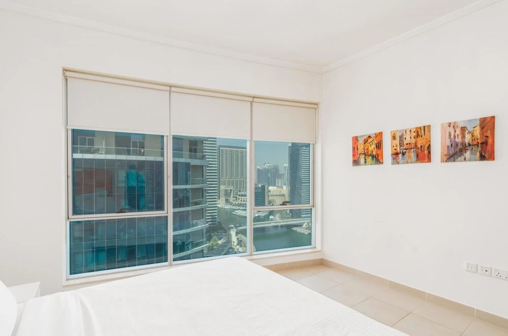 Дубай: Luxe 2BD Magnificent Marina View Beach 5minswalk, Dubai