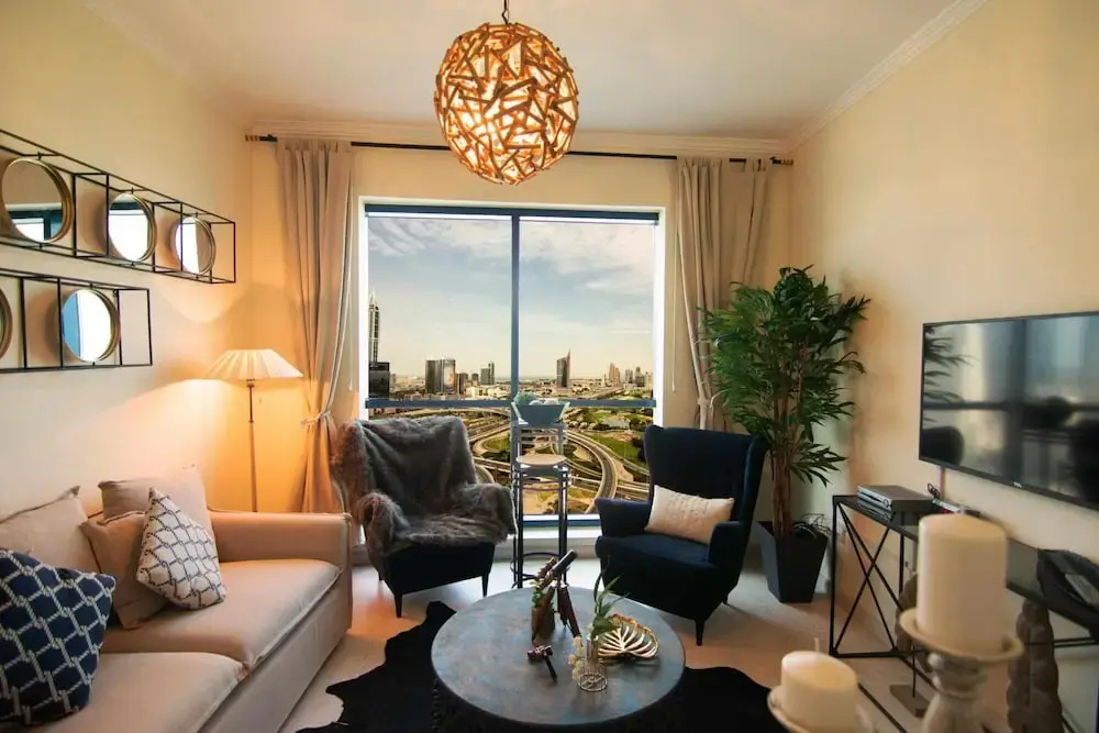 Дубай: Jlt1bd Duplex Golf Sea Views Weekly Cleaning, Dubai