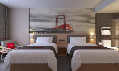 Суцянь: Thank Inn Chain Hotel Jiangsu Suqian Sihong Shuanggou Town Dongdajie