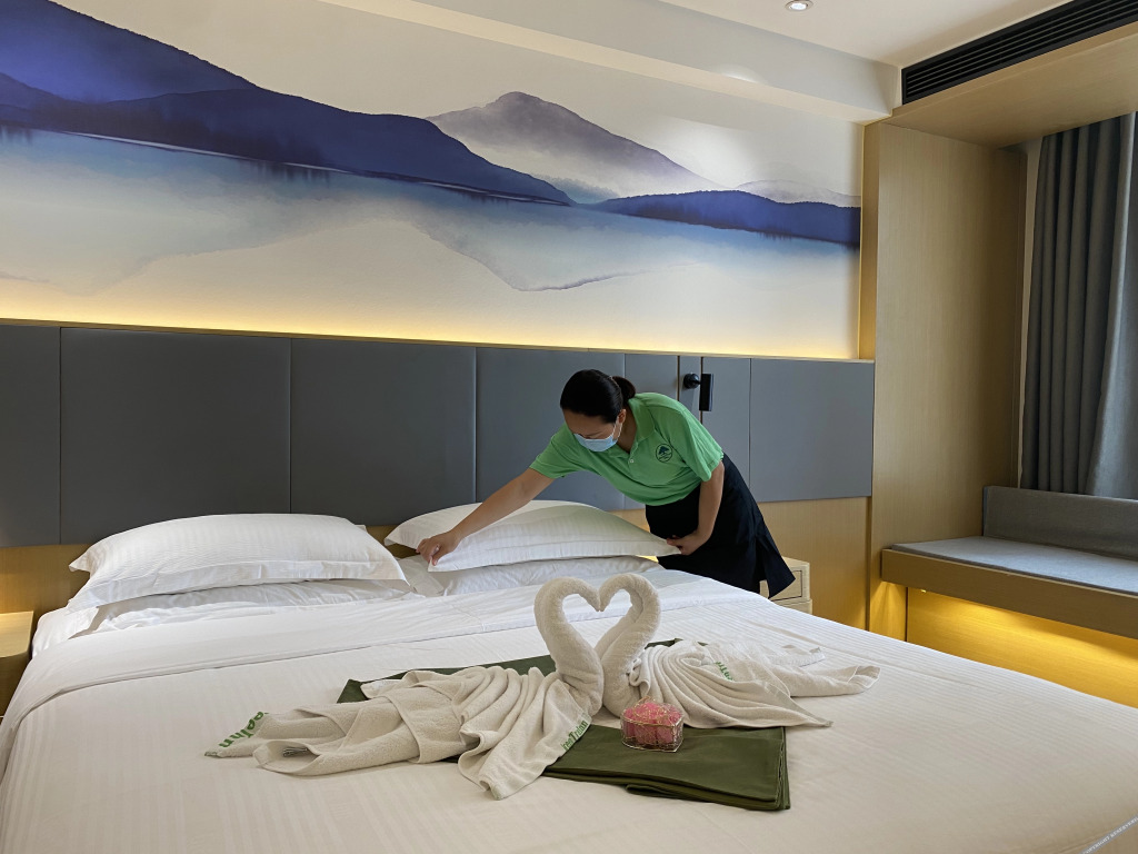 Бинжоу: GreenTree Inn Hotel (Huimin Credibility Building Branch)