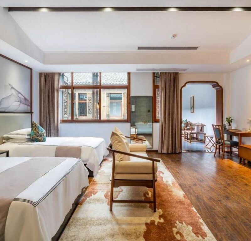 Ханчжоу: Floral Hotel Sheng Poman Courtyard