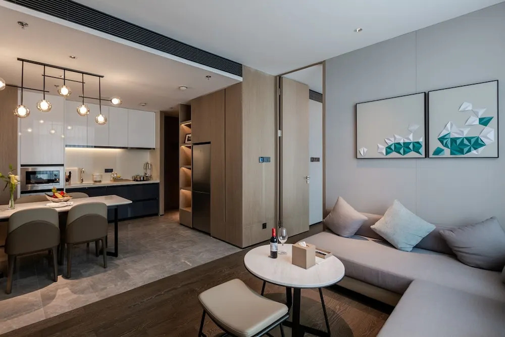 Чанша: The Meixi Lake, Changsha Marriott Executive Apartments