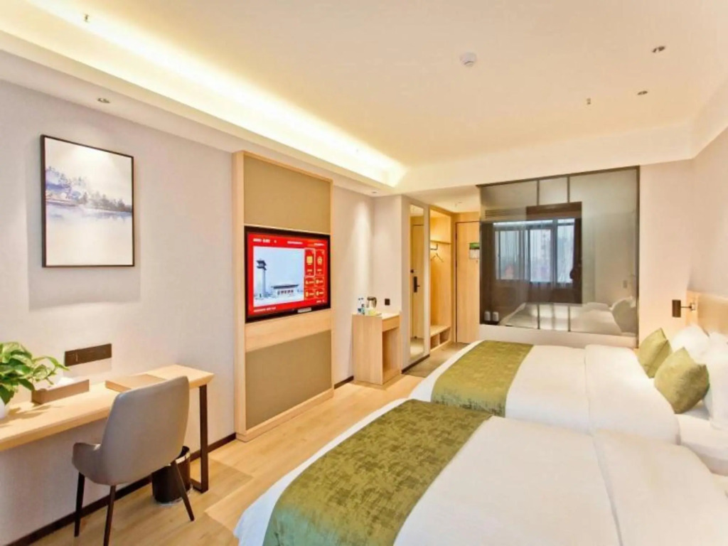 Фуян: greenTree Inn（Linquan Magic City）