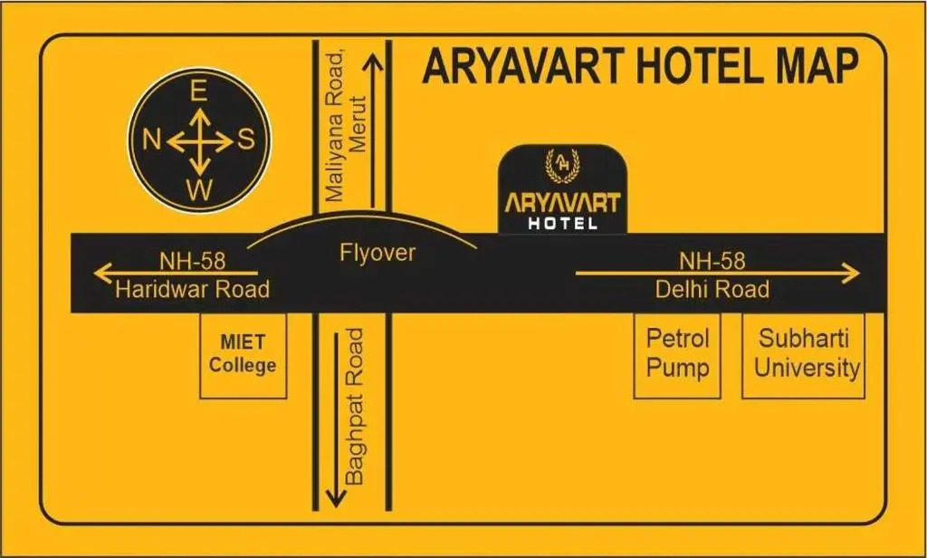 Мератх: OYO 80603H Hotel Aryavart