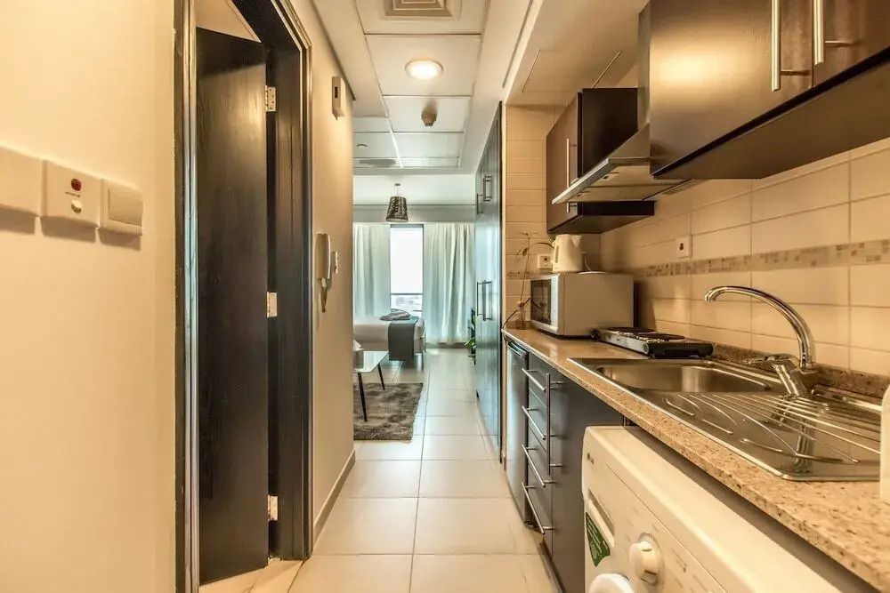 Дубай: Cozy studio at Goldcrest Views 2 JLT
