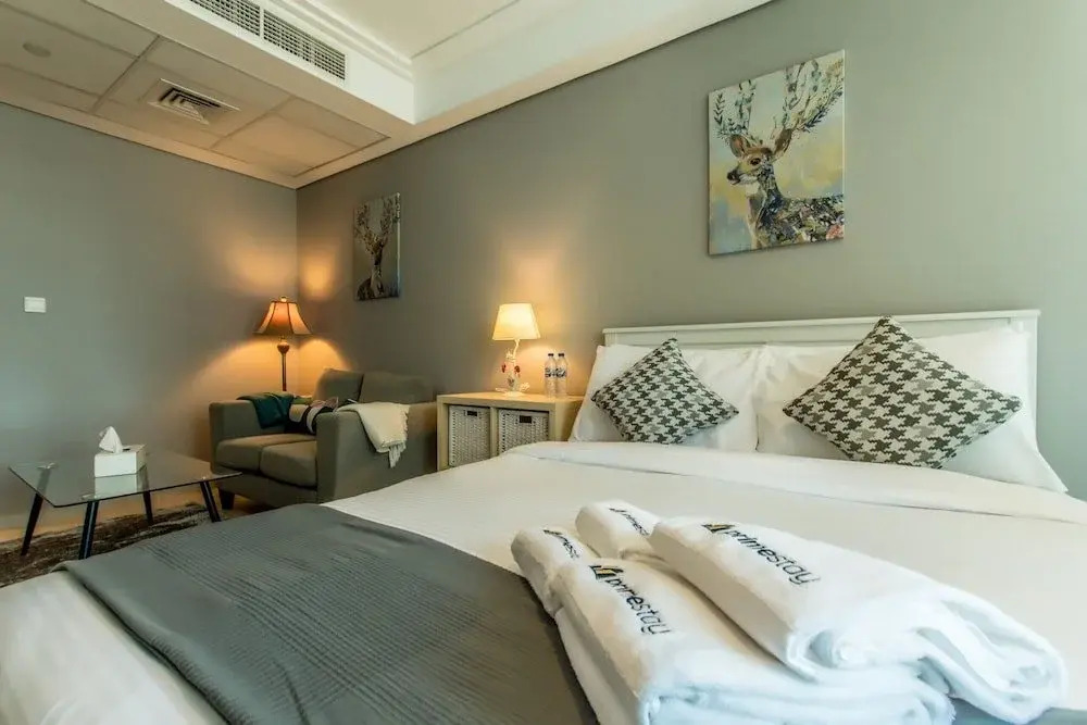 Дубай: Cozy studio at Goldcrest Views 2 JLT