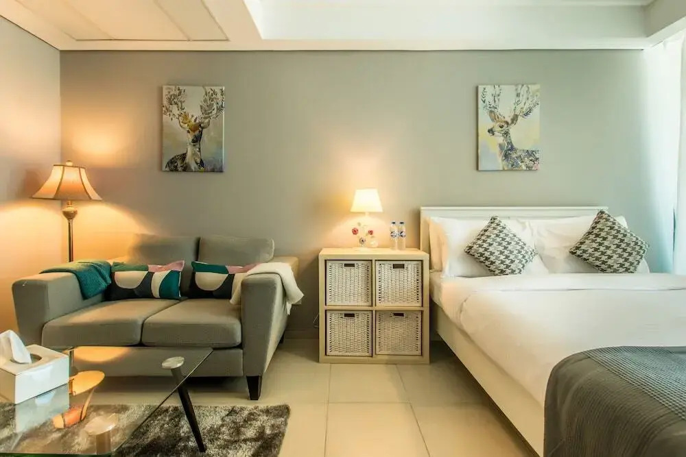 Дубай: Cozy studio at Goldcrest Views 2 JLT