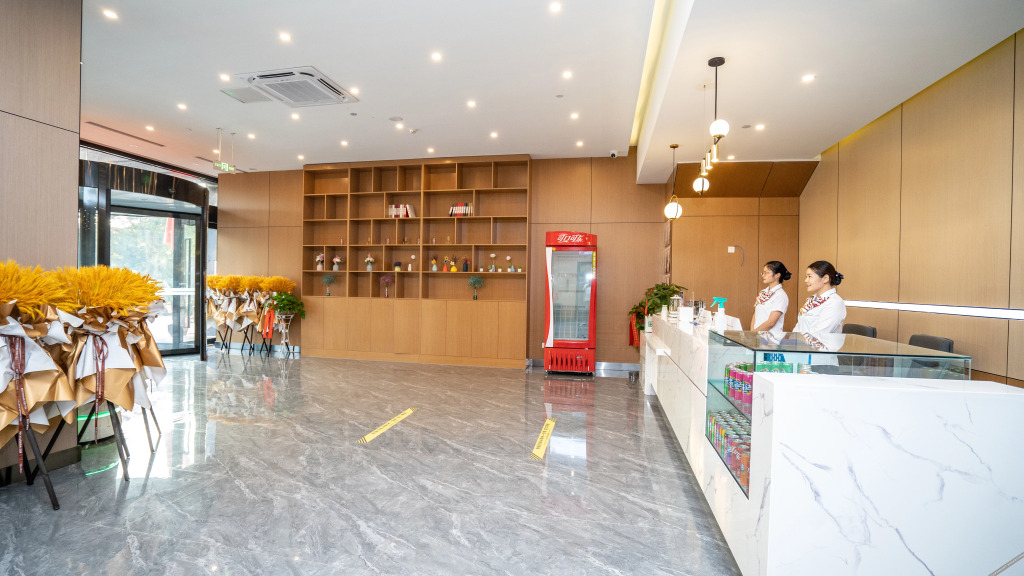 Аньцин: Green Haotai Hotel (Country Garden Wanda Plaza, Wanjiang Avenue, Anqing)