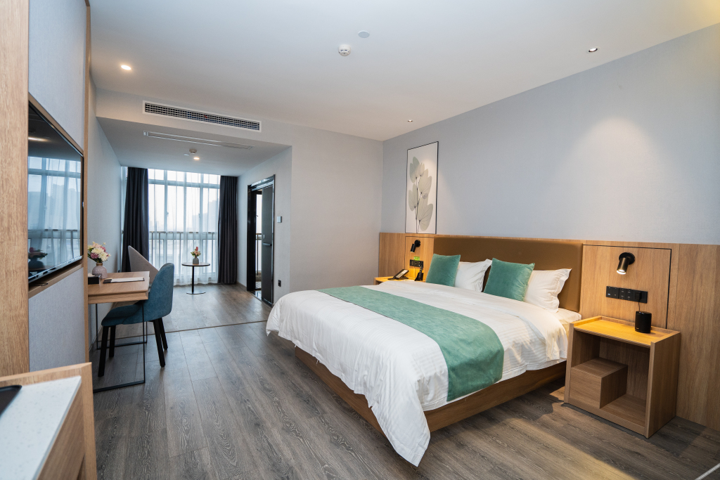 Аньцин: Green Haotai Hotel (Country Garden Wanda Plaza, Wanjiang Avenue, Anqing)