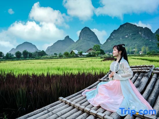 Яншо: Yulong Mansion·Chinese Aesthetic Courtyard (Yangshuo Yulonghe Branch)