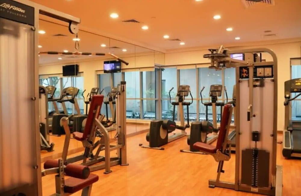 Дубай: Whitesage - Fountain View Stylish Apt With Spacious Terrace