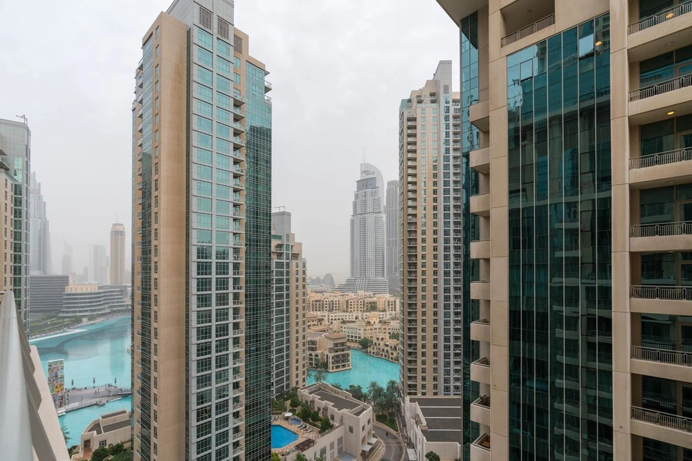 Дубай: Whitesage - Fountain View Stylish Apt With Spacious Terrace