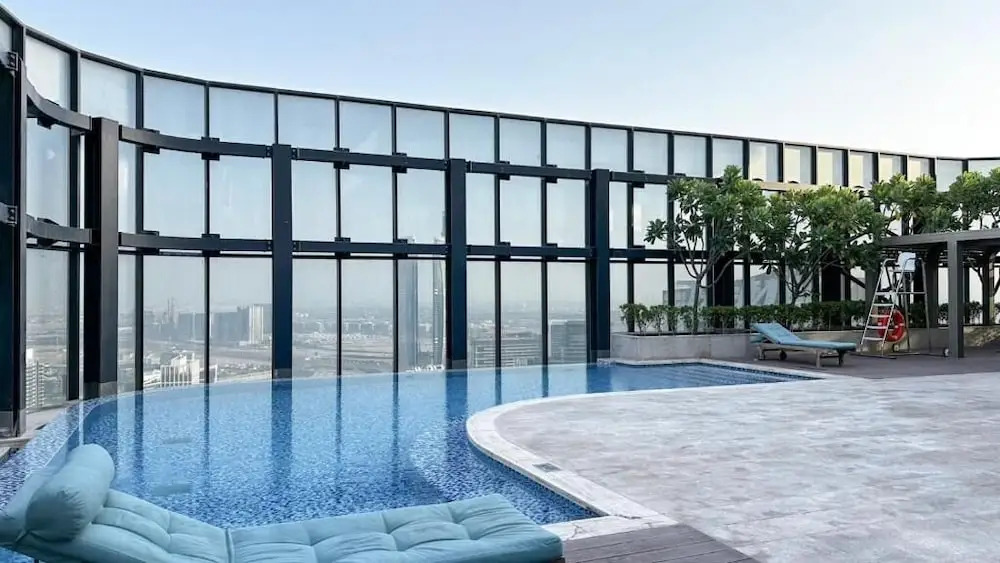 Дубай: Aya - Cozy 1BR Apartment with Panoramic City Views