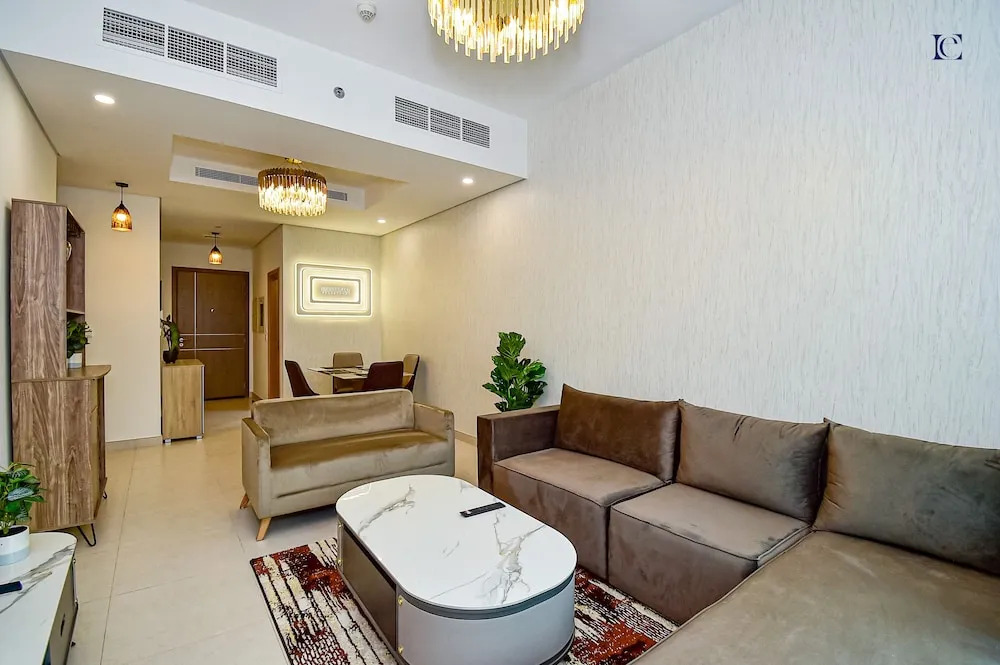 Дубай: Stylish 1BR with Skyline View - THE BAY