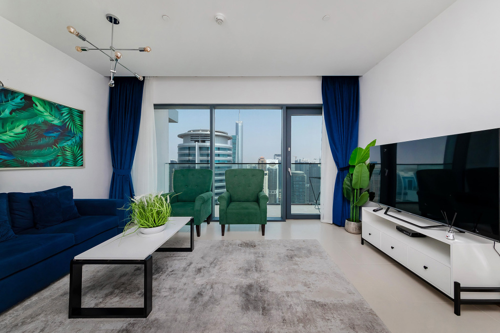 Дубай: Апартаменты Stylish 2BR with Marina Views